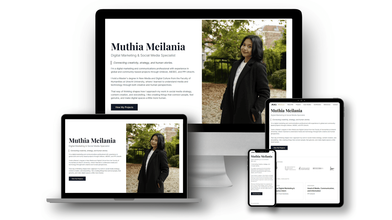 Muthia Meilania - Portfolio Digital Marketing & CMS
