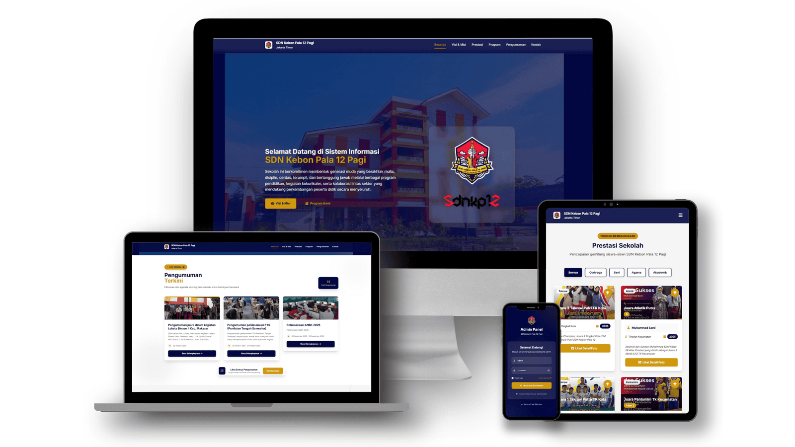 SDN Kebon Pala 12 Pagi - Sistem Informasi Sekolah