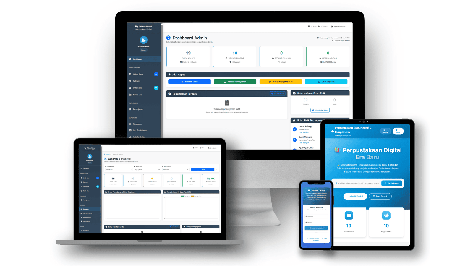SMA Negeri 2 Sungai Lilin - Sistem Perpustakaan Digital